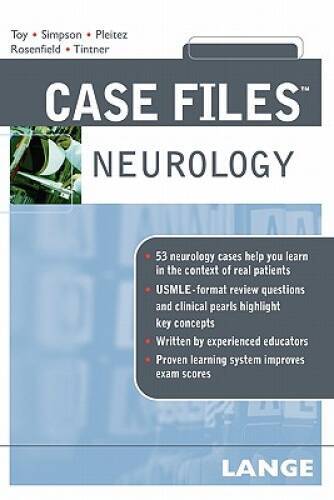 Case Files Neurology (LANGE Case Files) – Paperback By Toy, Eugene – GOOD