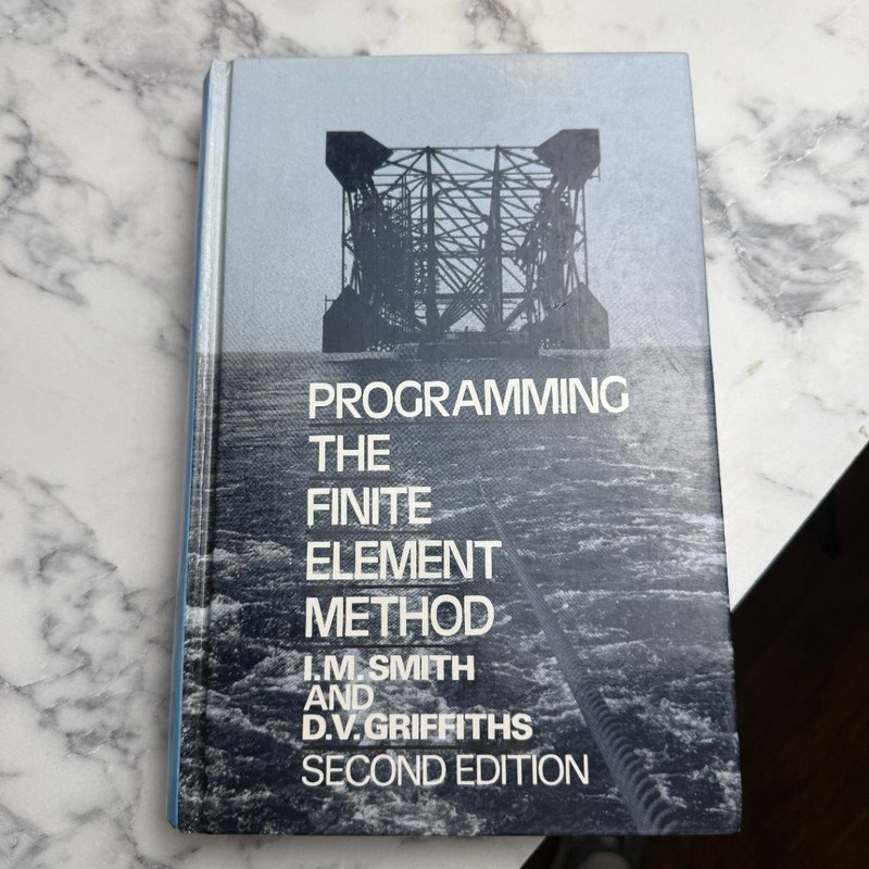 Finite Element Method Programming Smith Griffiths 2nd Edition Wiley Hardcover