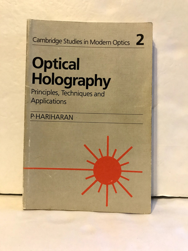 books, used, Optical Holography, P. Hariharan, ISBN 0-521-31163-2