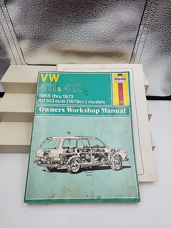 VW 411 & 412 1968-73 1679cc 1795cc Haynes Owners Workshop Manual Softcover