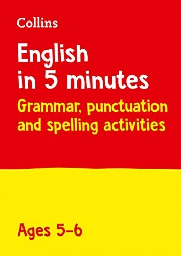 English in 5 Minutes a Day Age 5-6: Ideal… by Collins KS1 Paperback / softback
