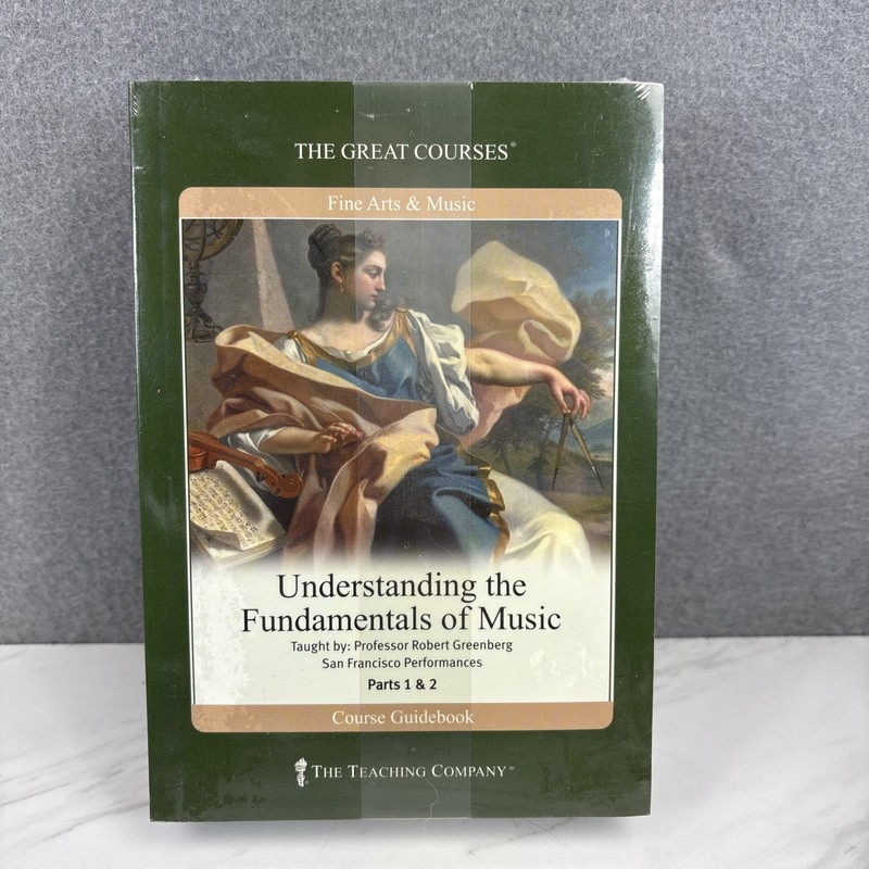The Great Courses Understanding the Fundamentals of Music 4 DVD Set + Guidebook