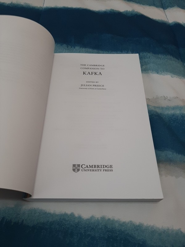 Cambridge Companions to Literature Ser.: Cambridge Companion to Kafka by Julian gallery