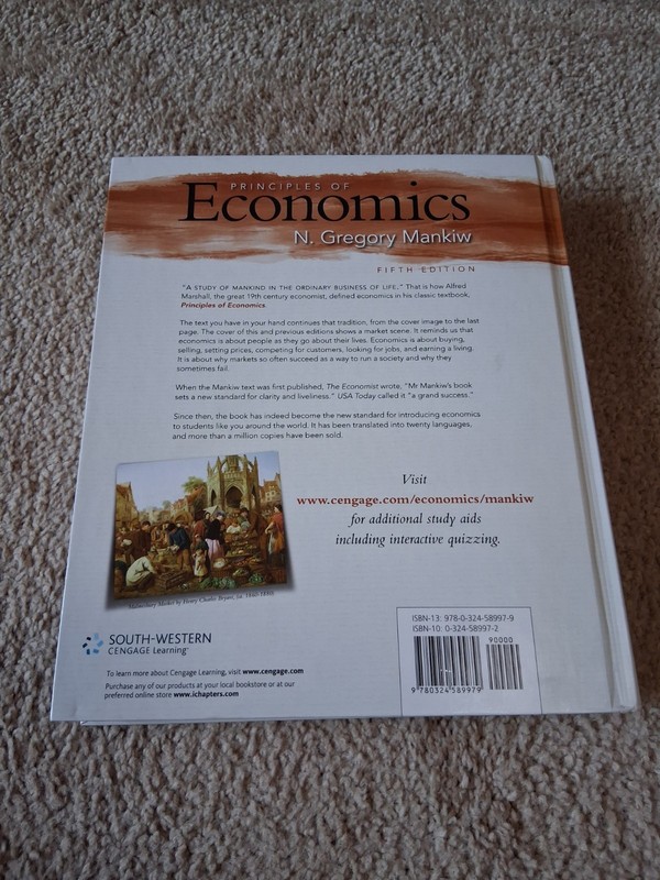 Principles of Economics by N. Gregory Mankiw Hardcover gallery