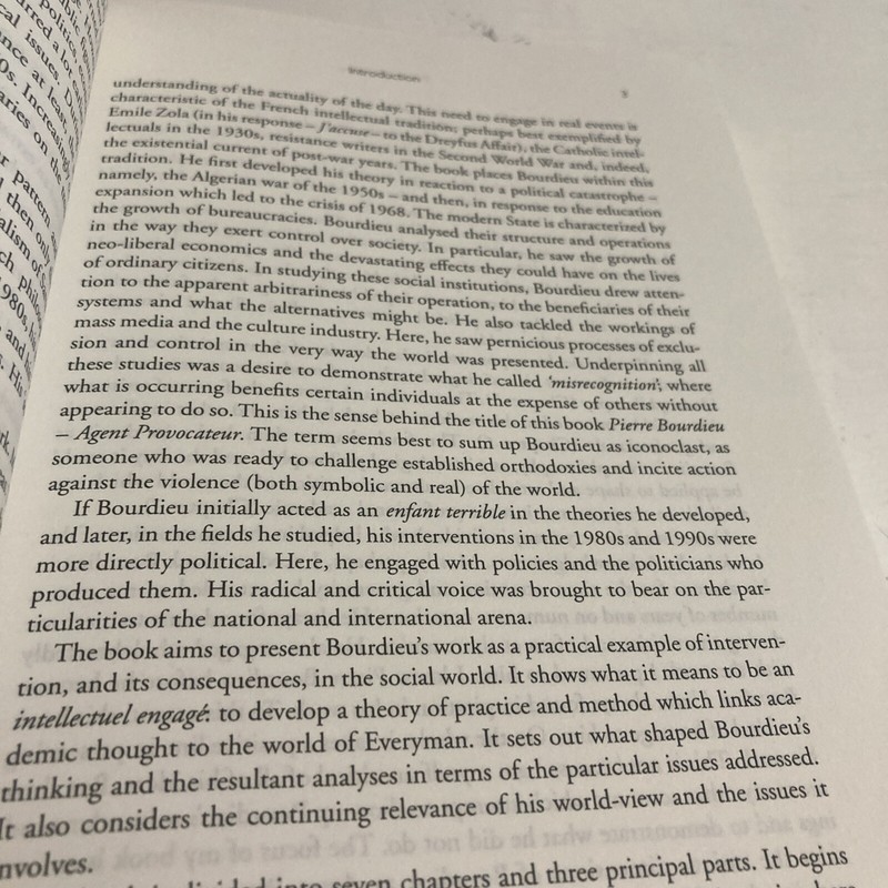 Pierre Bourdieu : Agent Provocateur by Michael Grenfell (2005, Uk-Trade Paper) gallery