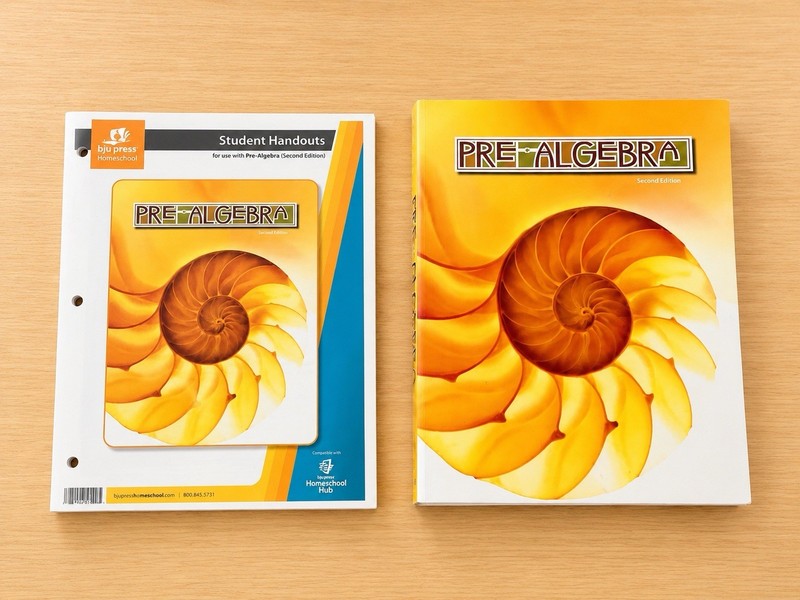 BJU Press Pre-Algebra Student Textbook Student Handouts Second Edition