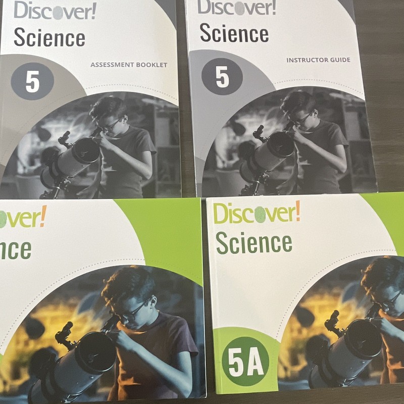 Discover! Science 5 Grade 5 Book Set 5A 5B Assessment Booklet Instructor Guide