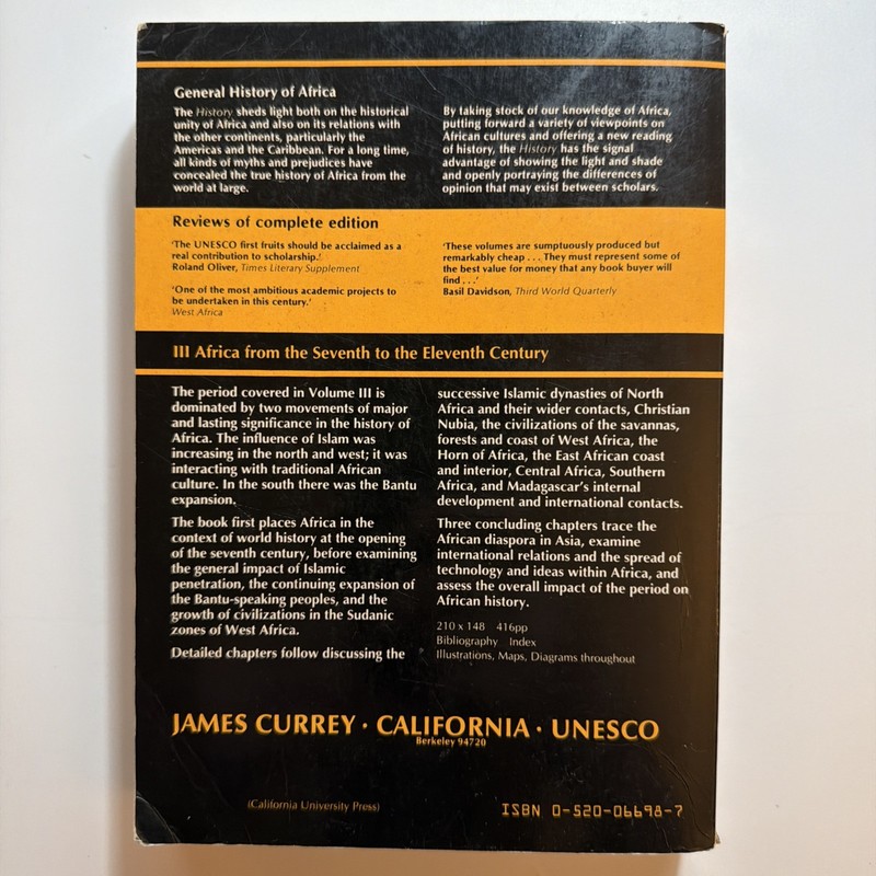UNESCO General History of Africa, Vol. III, Abridged Edition : Af gallery