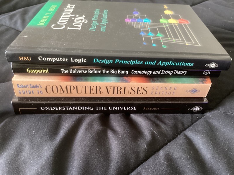 Springer Publishing Lot of 4 TheUniverse, Computer Viruses,Computer Logic +