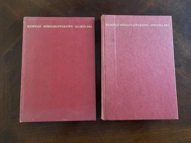 Swedish Medical textbooks On Movement By Carl-Herman Hjortsjö 1967 HC Set