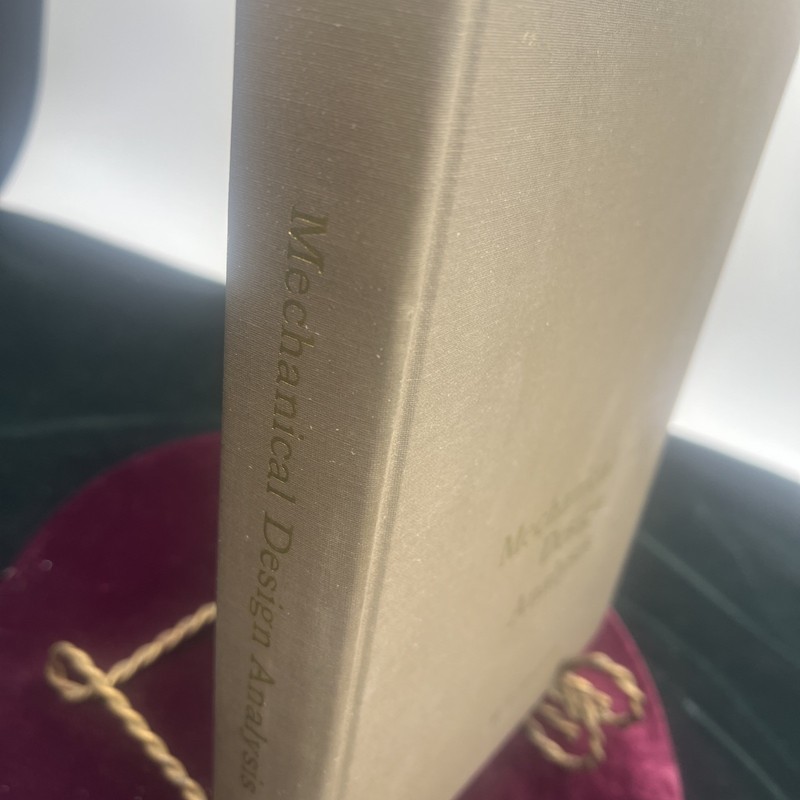 Mechanical Design Analysis M.F.Spotts Hardcover 1964 Prentice Hall gallery