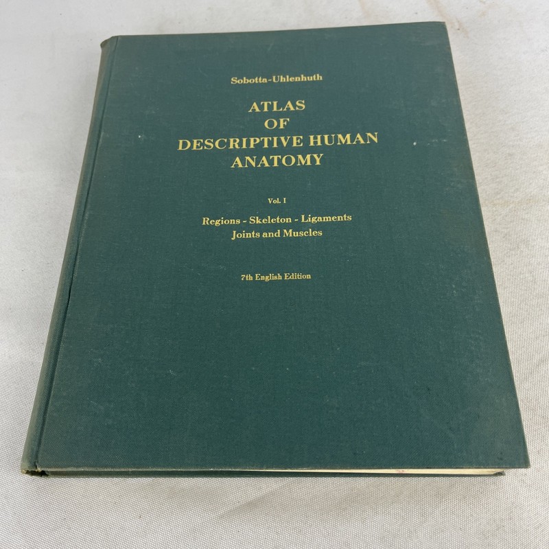 Vintage Atlas of Descriptive Human Anatomy - 3 Volume Set - HC - 1950s gallery