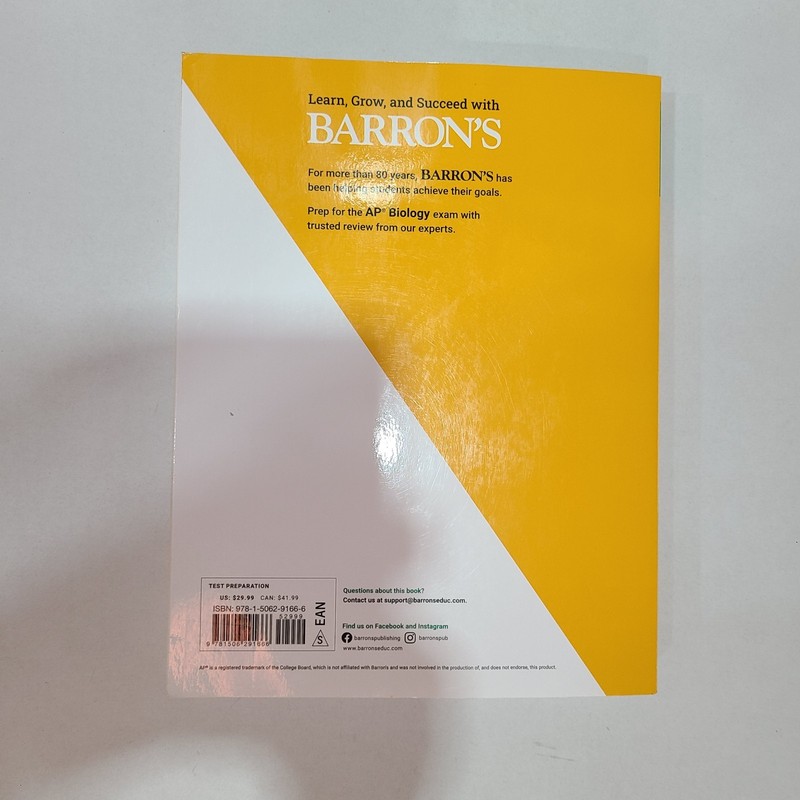 Barron's AP Biology Premium, 2025: Prep Book with 6 Practice Tests NEW gallery
