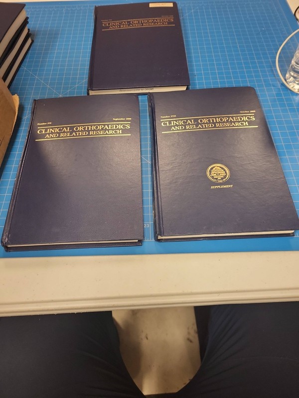 Clinical Orthopaedics and Related Research Vol 378 379 379S 2000 Ex-Library Lot