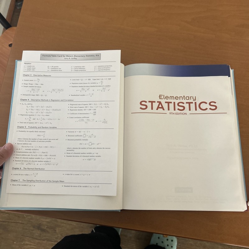 Elementary Statistics by Neil Weiss (2015, Hardcover) gallery
