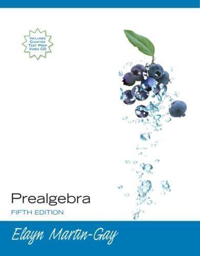 Prealgebra [With CDROM] by Martin-Gay, K. Elayn