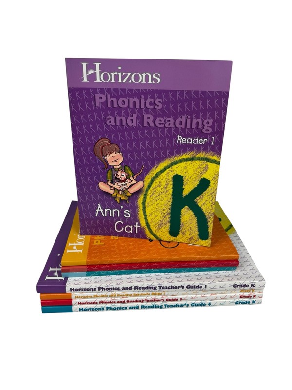 Horizons Phonics and Reading Grade K Kindergarten Set Readers & Teacher