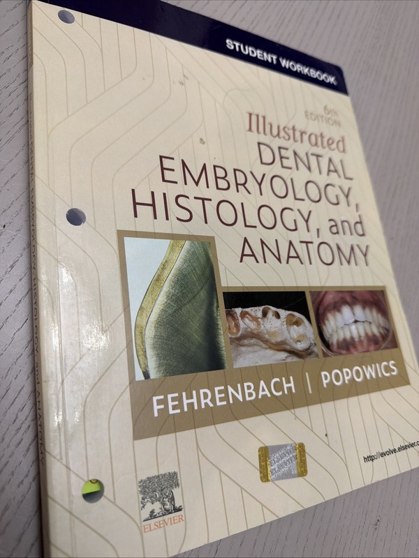 Student Workbook for Illustrated Dental Embryology, Histology and Anatomy by…