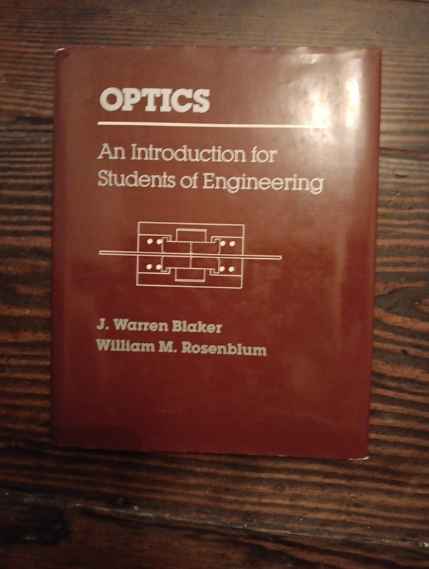 OPTICS An Introduction For Students Of Engineering
