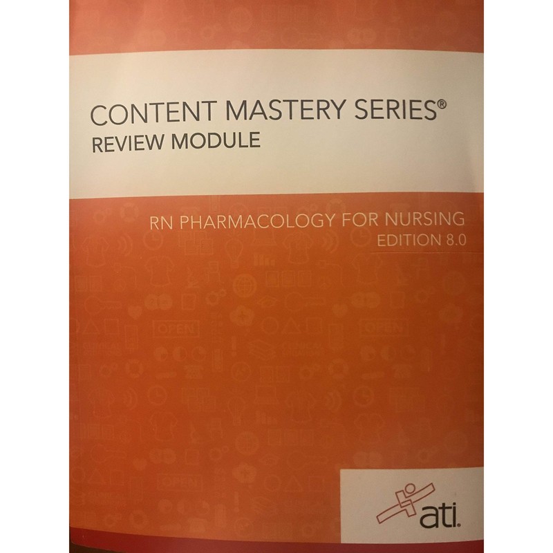 Content Mastery Series: RN Pharmacology for Nursing: Edition 8. 0 (Paperback)