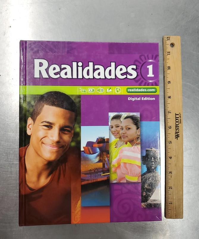 Realidades 1 Spanish Textbook – Hardcover – Great Condition