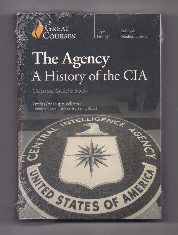 THE AGENCY: A HISTORY OF THE CIA 4-DVD set + Book SEALED Great courses