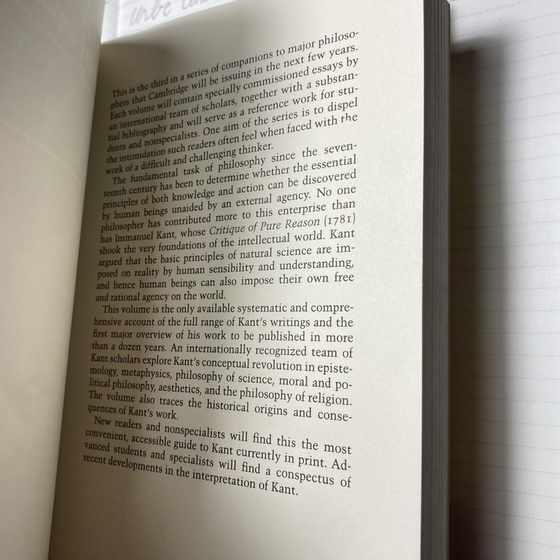 Near Fine, Cambridge Companions to Philosophy: Immanuel Kant. Published in 90s. gallery