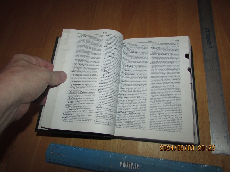 Taber's Cyclopedic Medical Dictionary by Clayton L. Thomas (1977, Hardcover) gallery