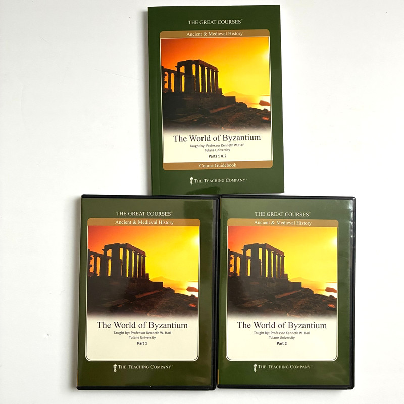 The Great Courses World of Byzantium 4 DVD Set and Course Guidebook Kenneth Harl