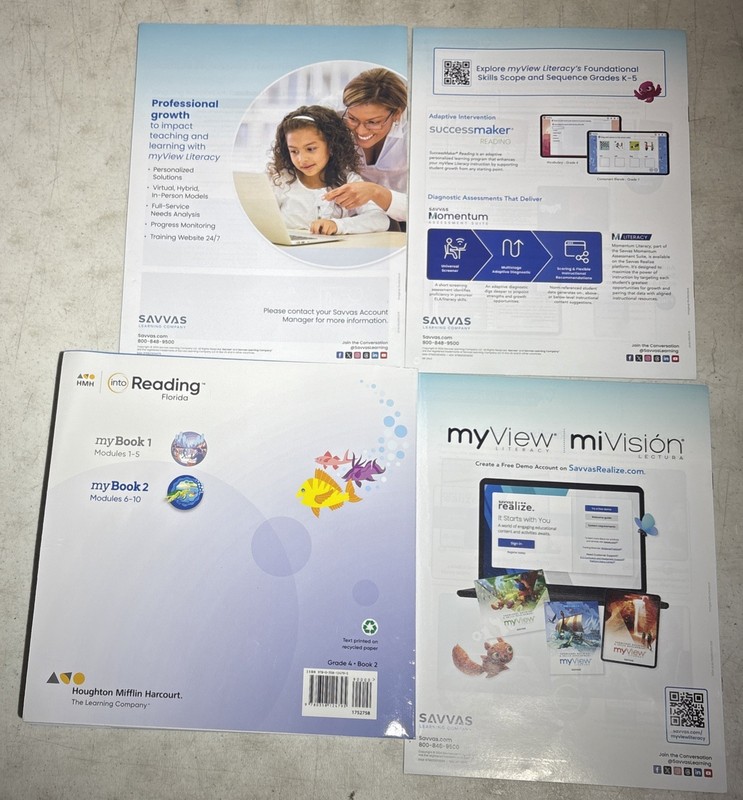My View Literacy Grade 4 Unit 2 Savvas Learning Co. Complete Set BRAND NEW gallery