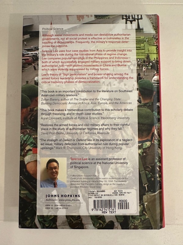 Defect or Defend : Military Responses to Popular Protests in Authoritarian Asia gallery