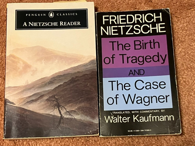 Friedrich Nietzsche. Reader and Birth of Tragegy and Wagner. 2 vols. Essential