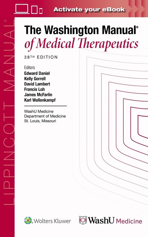 Washington Manual of Medical Therapeutics by WASHINGTON UNIVERSITY Spiral Book