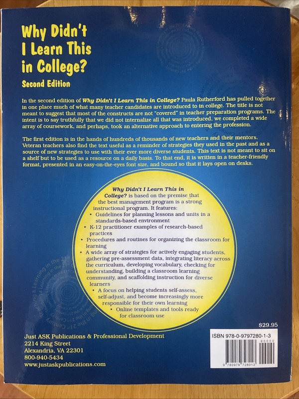 Why Didn't I Learn This in College: Teaching and Learning in the 21st Century gallery
