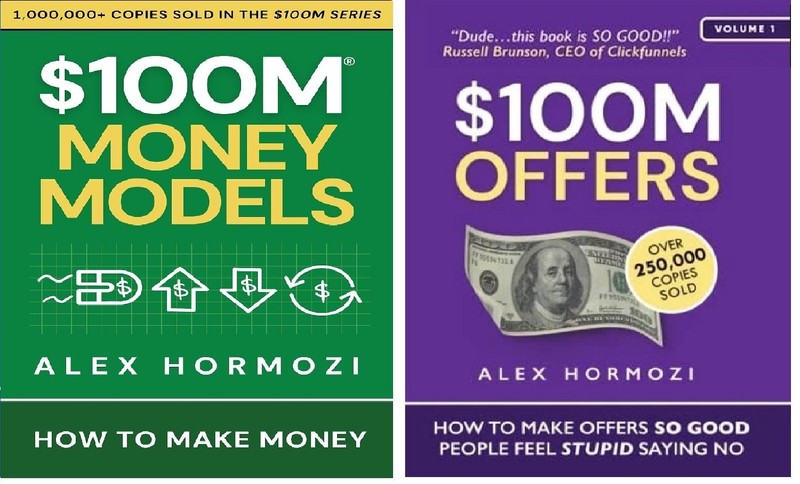 Alex Hormozi 2 Books Set: $100M Money Models & $100M Offers (English, Paperback) gallery