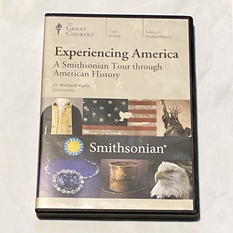 The Great Courses: Experiencing America: A Smithsonian Tour thr – VERY GOOD
