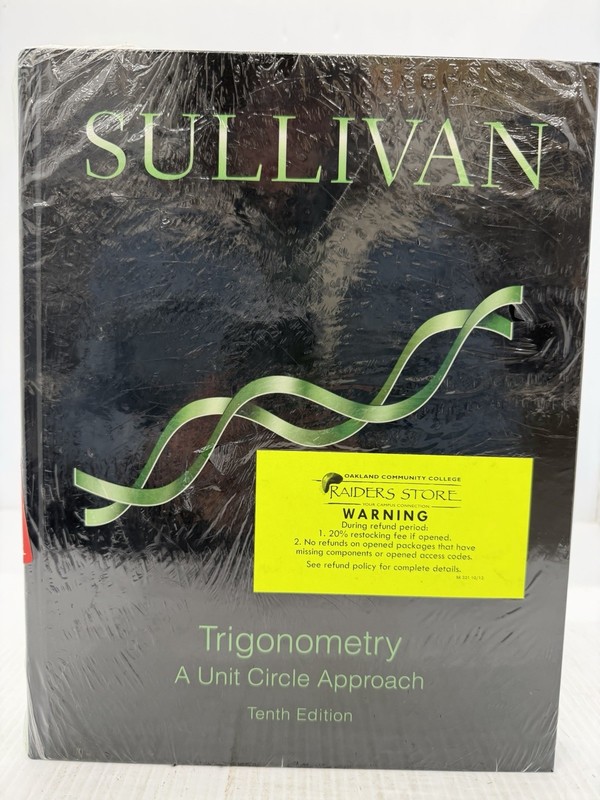 Sullivan Precalculus Titles Ser.: Trigonometry : A Unit Circle Approach *NEW*