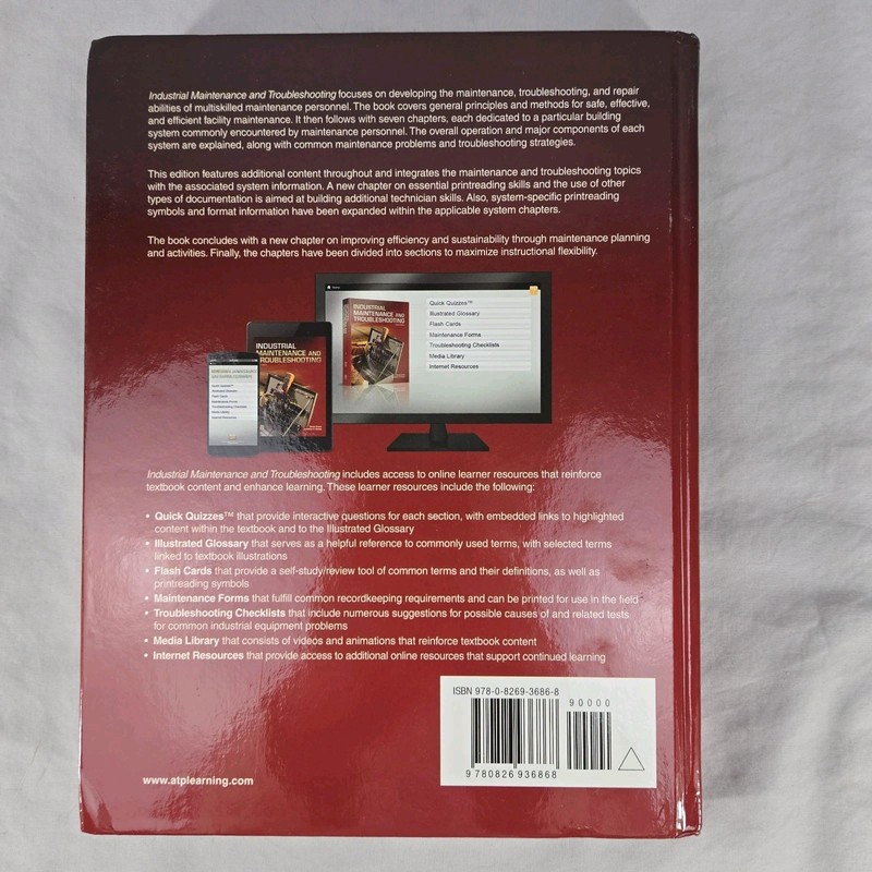 ATP Industrial Maintenance & Troubleshooting 4th Ed Green Gosse Hardcover ISBN … gallery