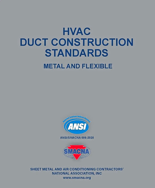 HVAC Duct Construction Standards – Metal & – Paperback, by Smacna-9781617211263