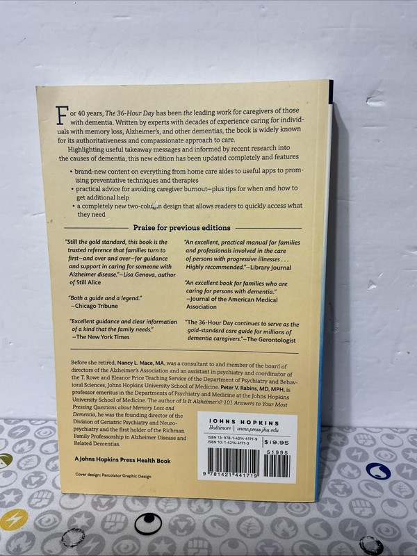 The 36-Hour Day: A Family Guide to Caring for People Who Have Alzhei - FastShip! gallery