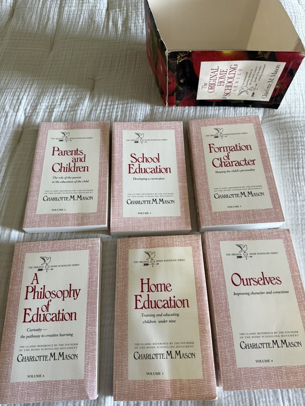 Charlotte Mason Original Home Education Series Volume 1–6 Vintage Tyndale Set