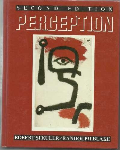 Perception By Randolph Blake. Robert Sekuler