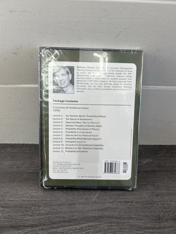 What Are The Chances? The Great Courses Guidebook & DVD NEW & SEALED gallery