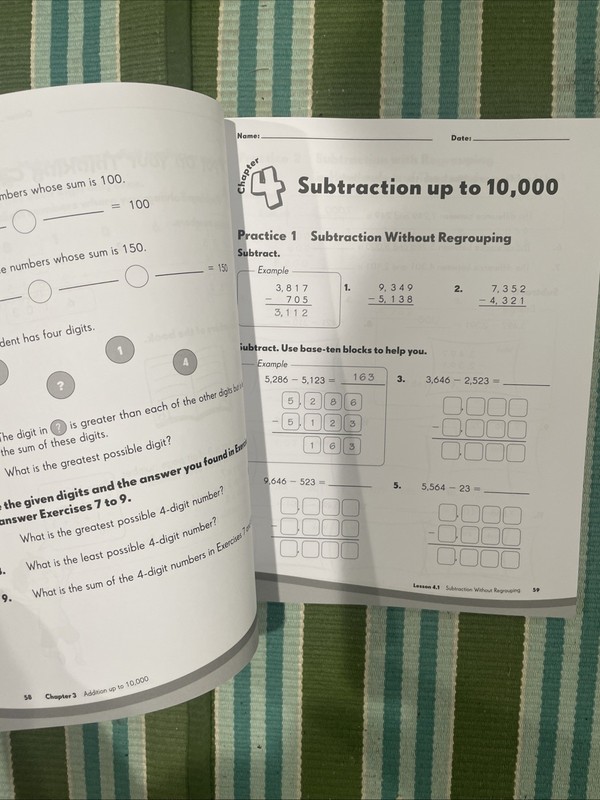 Math in Focus: Singapore Math: 3rd Grade Student Textbook and Workbook, 3A & 3B gallery