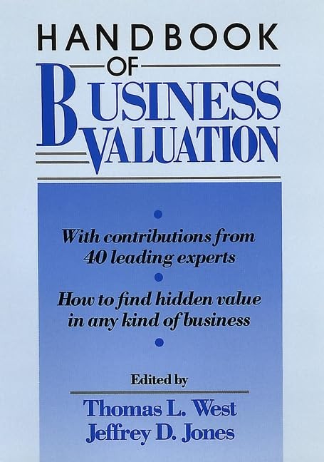 Handbook of Business Valuation