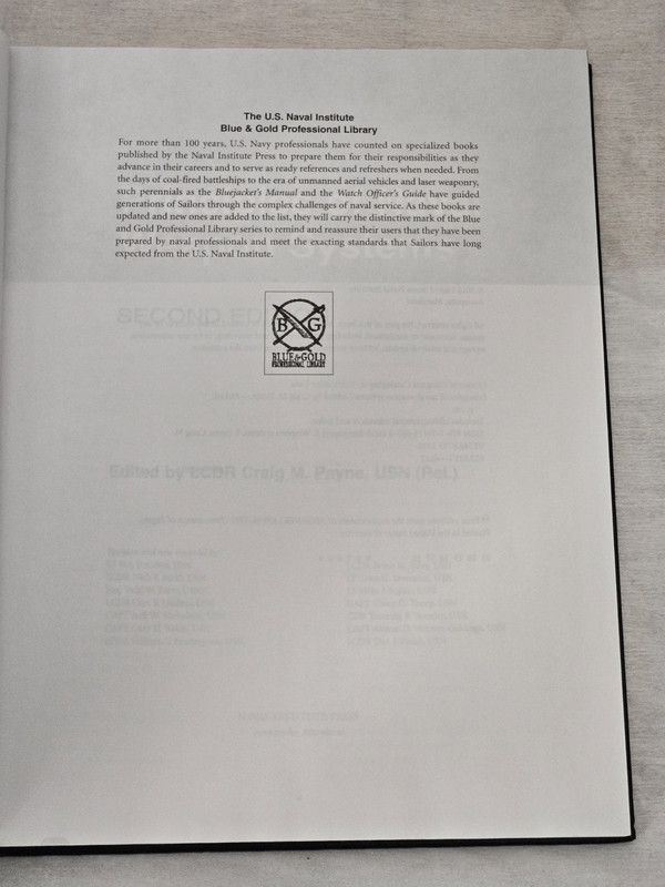 Principles of Naval Weapons Systems: - Hardcover, by Payne Craig - Very Good gallery
