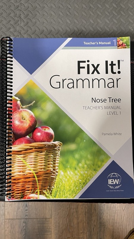 Fix It! Grammar: The Nose Tree Teacher’s Manual Book 1