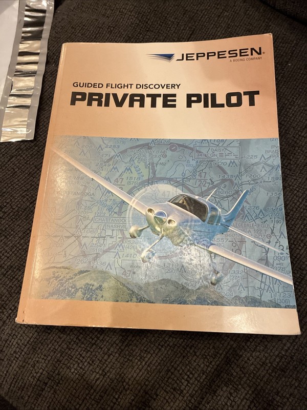 Private Pilot Manual Private Pilot Textbook – Paperback, by Jeppesen – Good