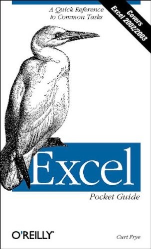 EXCEL POCKET GUIDE By Curtis D. Frye **Mint Condition**