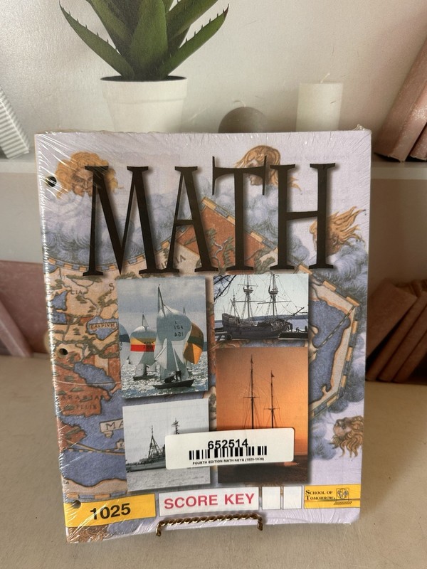 School of Tomorrow New 4th Edition Math Paces Keys 1025-1036